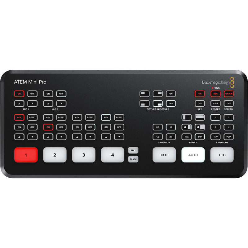 Blackmagic Design ATEM Mini Pro HDMI Live Stream Switcher (Video Mixer)