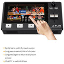Feelworld L2 Plus Multi Camera Video Mixer Switcher With Built-In 5.5" LCD Monitor Chroma Key Live Streaming