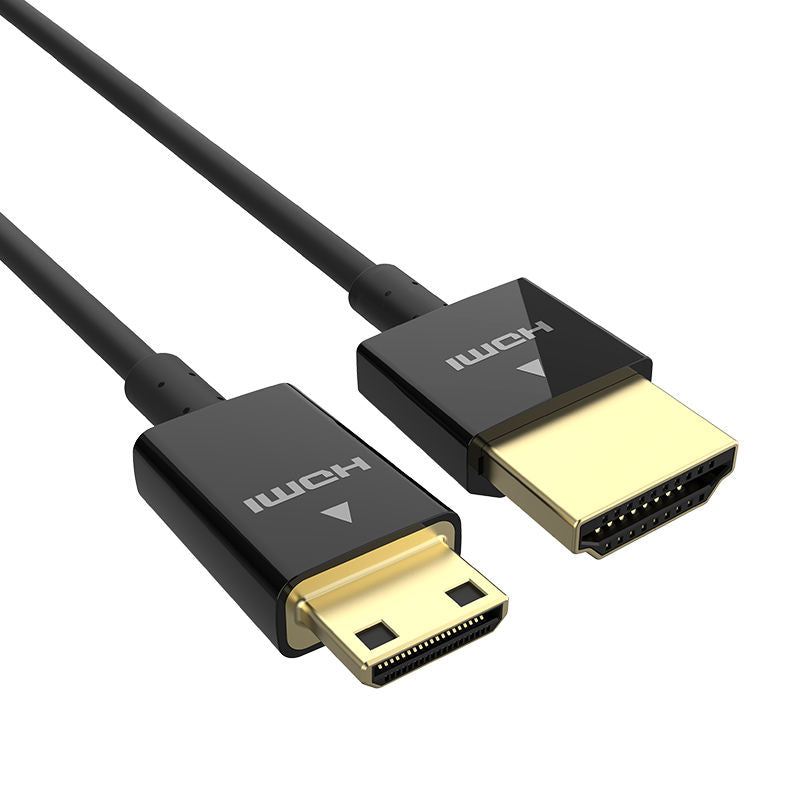 Slim Mini HDMI to HDMI 4K High Speed Cable