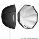 NEEWER 32" /80CM Octagon Speedlight Umbrella Softbox with Flash Bracket