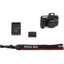 USED Canon EOS 80D DSLR Camera with 15-85mm Lens