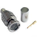 Canare 12GHz BCP-D55UHD 75-Ohm BNC Male Crimp Connector for L-5.5CUHD Cable