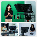 FeelWorld TP16 Folding Teleprompter with Remote Control for Tablets