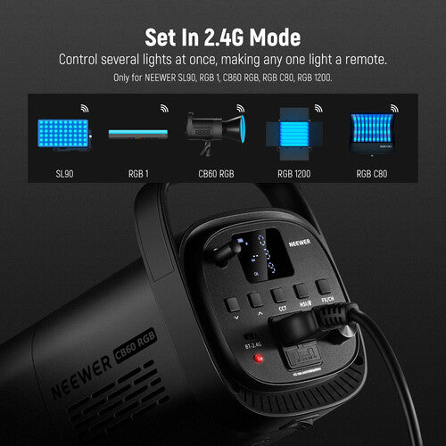 Neewer CB60 RGB LED Monolight (Black)