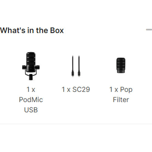RODE PodMic USB and XLR Dynamic Broadcast Microphone