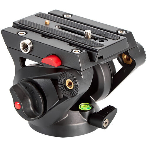 Miliboo MTT601A II Aluminum Tripod with MYT802 II Fluid Head and Mid-Level Spreader