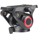 Miliboo MTT601A II Aluminum Tripod with MYT802 II Fluid Head and Mid-Level Spreader