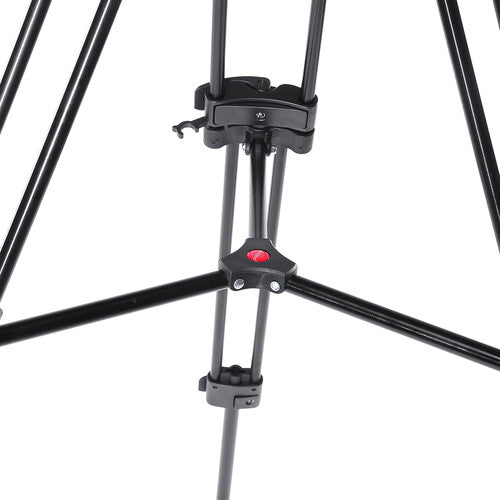 Miliboo MTT601A II Aluminum Tripod with MYT802 II Fluid Head and Mid-Level Spreader