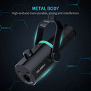 FeelWorld PM1-AS Dynamic Cardioid XLR/USB Microphone with Boom Arm Stand