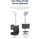 Desview TP300 Portable HDMI/SDI Presidential Teleprompter with High-Bright Monitor (19")