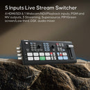 OSEE GoStream Duet SDI/HDMI/NDI Live Streaming Video Switcher/Recorder Kit