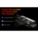 OSEE GoStream Duet SDI/HDMI/NDI Live Streaming Video Switcher/Recorder Kit