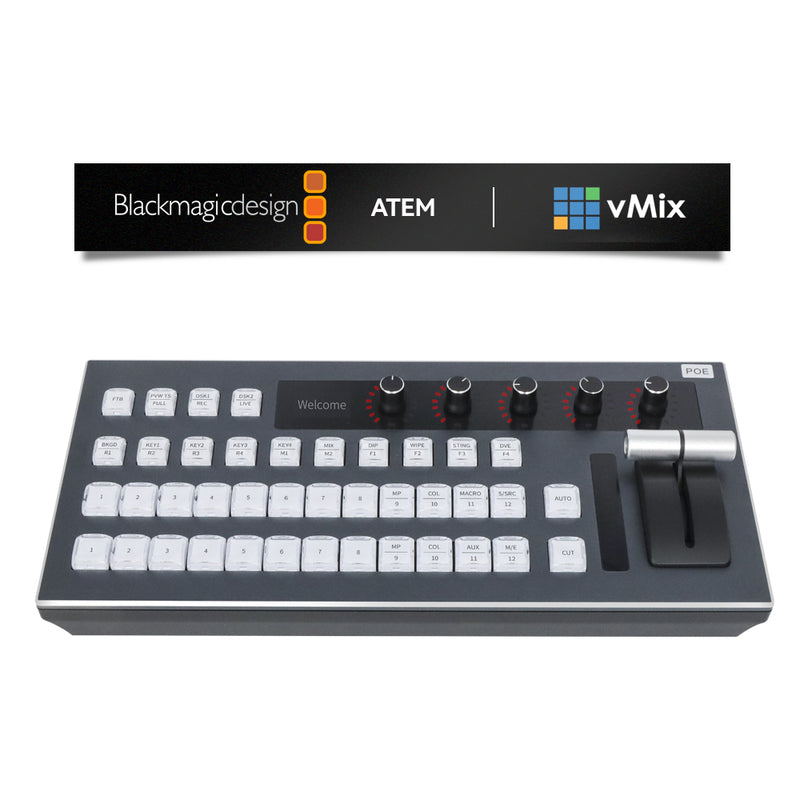KT-KD50X Kato Vision Universal Control Panel for ATEM/vMix/OBS - USB & LAN