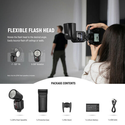 Neewer Z2PRO-S TTL Round Head Flash Speedlite for Sony
