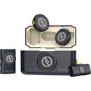 Hollyland LARK M2 2-Person Wireless Mini Combo Microphone System (2.4 GHz, Shine Charcoal)