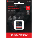 SanDisk 512GB 250MB/s Extreme PRO UHS-I SDXC Memory Card