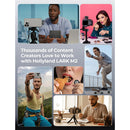 Hollyland LARK M2 2-Person Wireless Mini Combo Microphone System (2.4 GHz, Shine Charcoal)