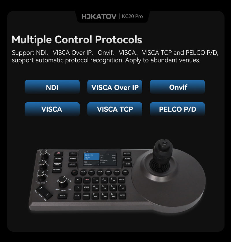 KC20N PRO Kato Vision Multifunctional 4D PTZ controller