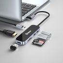 DTECH 7-in-1 USB-C 3.0 Multimedia Hub