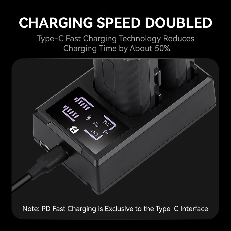 FB Charger for LP-E6 LPE6NH batteries
