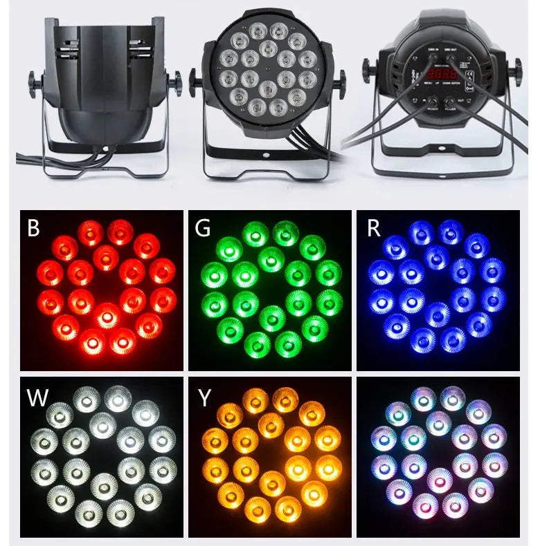 10w x 18pcs RGBW 4in1 LED Par Stage Light