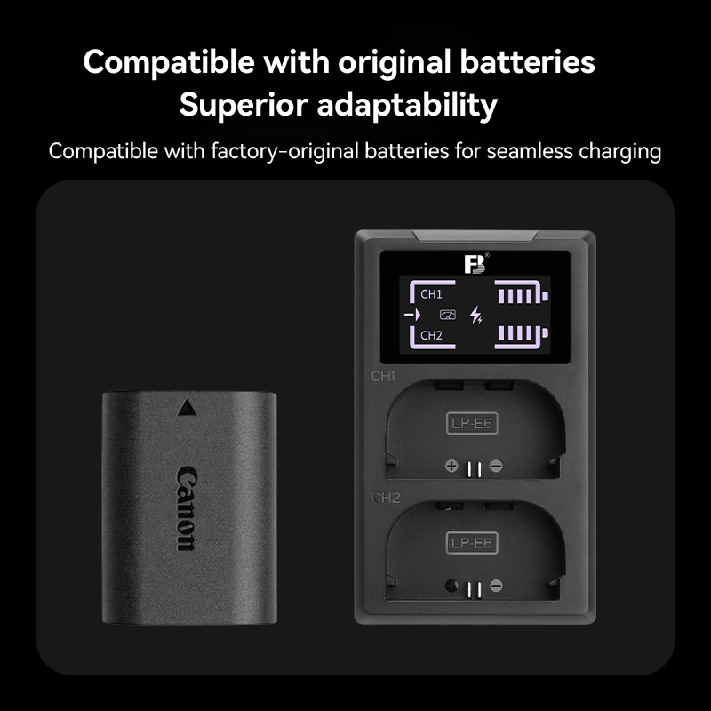 FB Charger for LP-E6 LPE6NH batteries