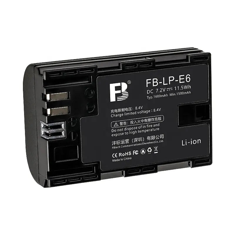 FB LP-E6 Lithium-Ion Battery (7.2V, 1600mAh)