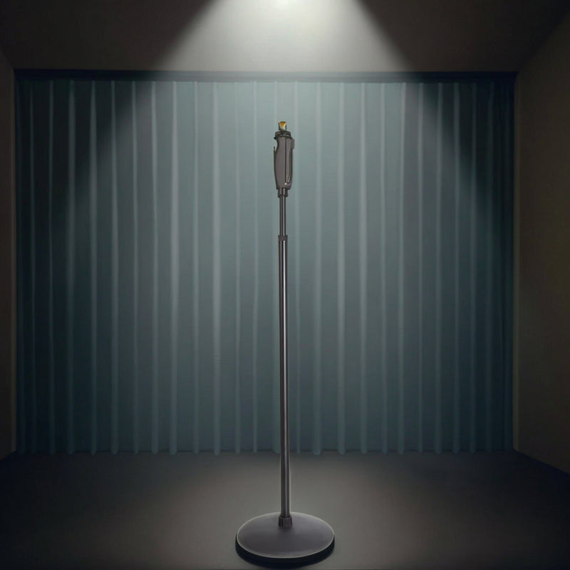 Heavy-Duty Professional Mic Stand with Weighted Disk Base