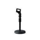 Compact Desktop Mic Stand with Round Weighted Base