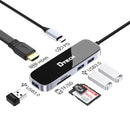 DTECH 7-in-1 USB-C 3.0 Multimedia Hub
