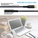 DTECH USB C to 3.5mm Audio Adapter Cable