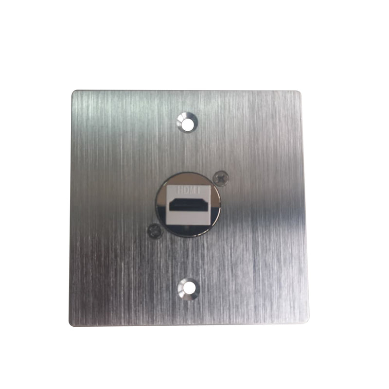 Sety HDMI Silver Faceplate with Receptacle