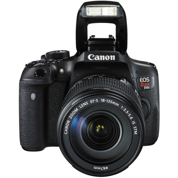 Canon EOS Rebel T6i DSLR Camera with 18-135mm Lens