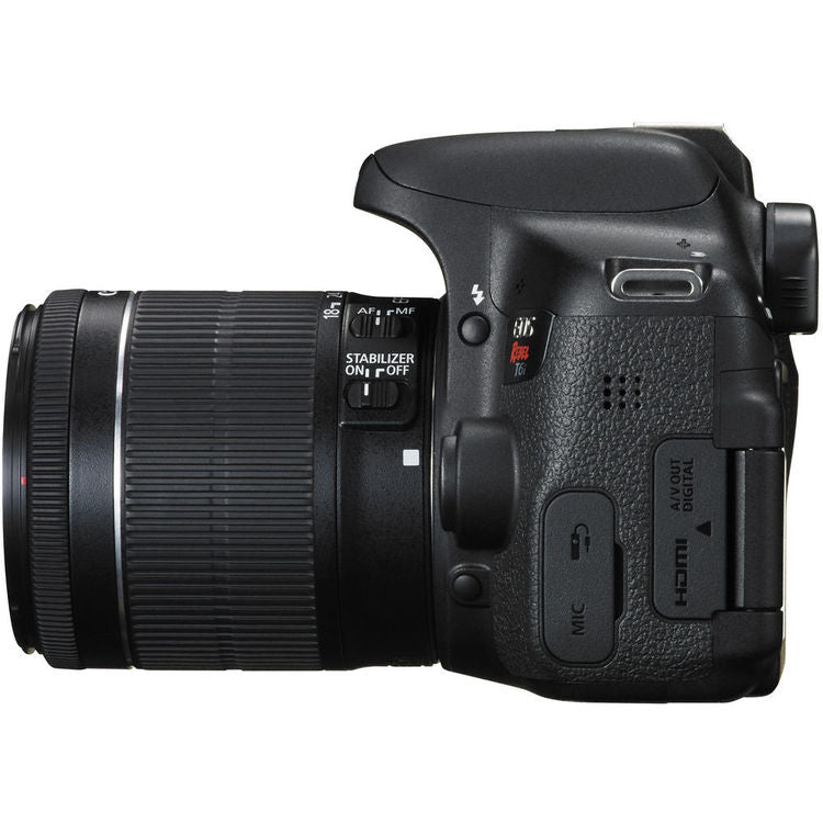 Canon EOS Rebel T6i DSLR Camera with 18-55mm Lens