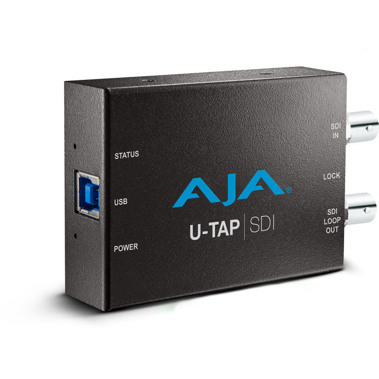 AJA U-TAP USB 3.1 Gen 1 Powered SDI Capture Device (Video Capture Card for Facebook Live and Any Live Streaming Service)