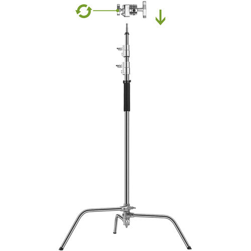 20kg C-Stand & Grip Arm Kit with Turtle Base (Chrome)