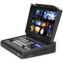 AVMATRIX PVS0613U Portable 6-Ch SDI/HDMI Multi-Format Streaming Switcher with 13.3" Display