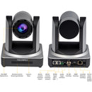 FeelWorld SDI/HDMI PoE PTZ Camera with 20x Optical Zoom