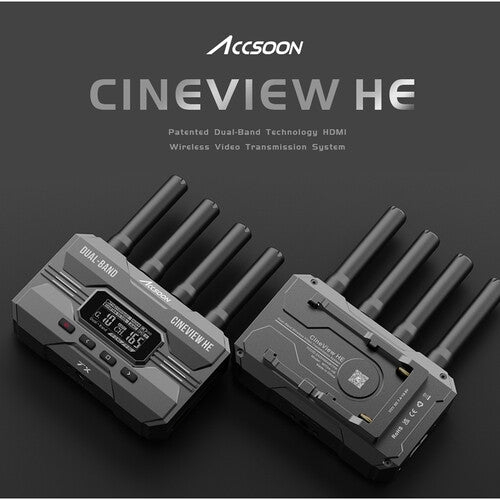 Accsoon CineView HE HDMI (1200FT) Multi-Spectrum Wireless Video Transmission System