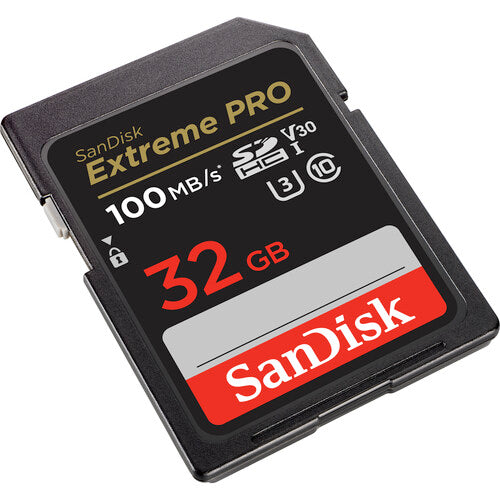 SanDisk 32GB 100MB/s  Extreme PRO UHS-I SDHC Memory Card