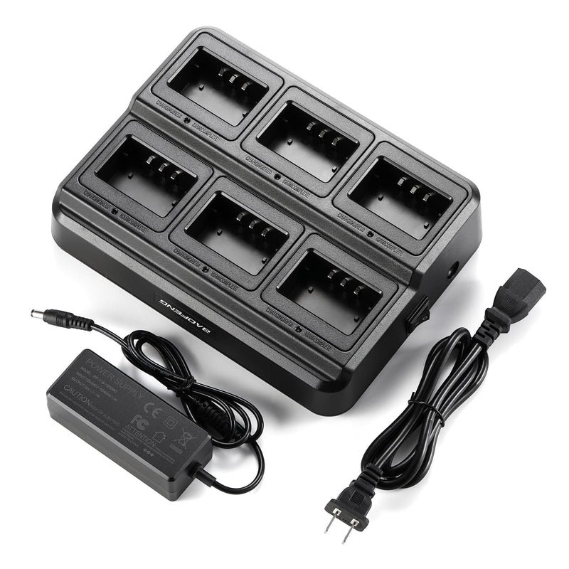 Six Way Charger UV-5R Series (Walkie Not Included)