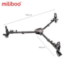 Miliboo Heavy-Duty Tripod Dolly with Rubber Wheels