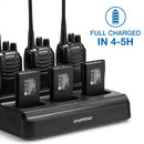 Six Way BF-888S  Multi Unit Charger Base (Walkie Not Included)