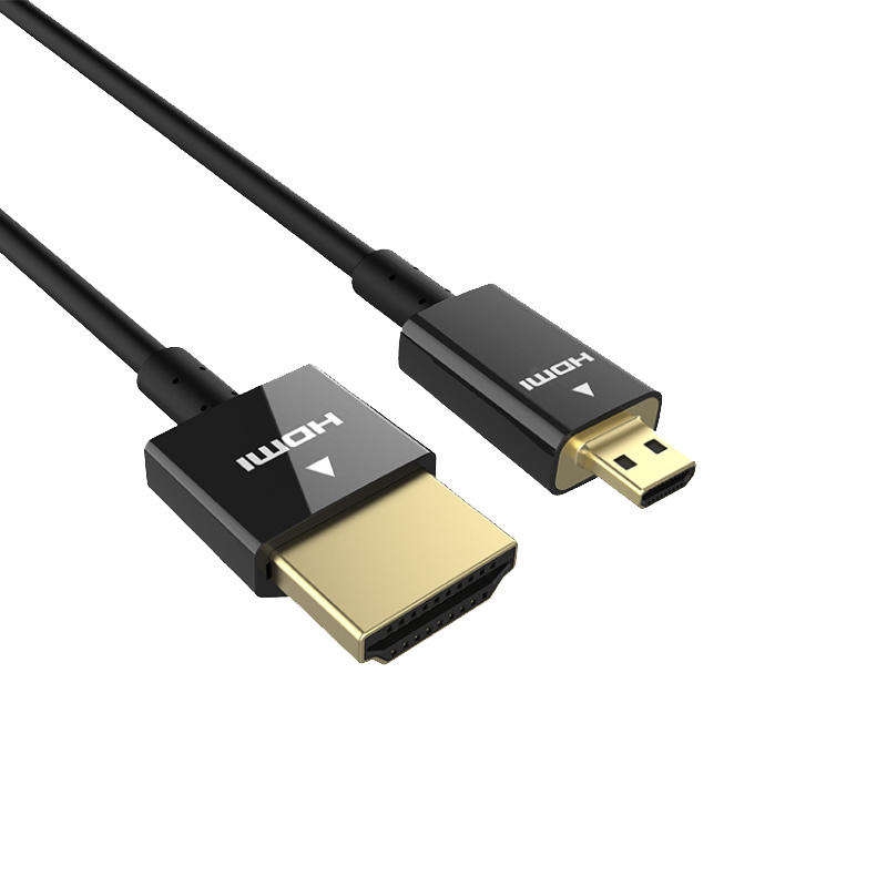 Slim Micro HDMI to HDMI 4K High Speed Cable