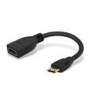 SE High Quality Mini HDMI Male To Standard HDMI Female (0.15m)