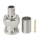 Superbat BNC 75Ohm Crimp SDI Connector for RG6 Belden Riser 1694A 6G-SDI 4K UHD HD Video Camera Coaxial Cable