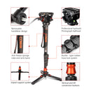 Coman DK327A 10kg Professional Aluminum Video Monopod with Fluid Head