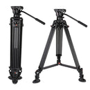 Coman DX16S 10kg Professional Aluminum Tripod With Mid-Level Spreader and Fluid Head