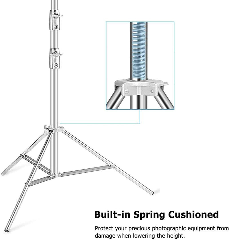 2.8m (9ft) Foldable and Portable Stainless Steel Heavy-Duty Stand