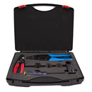 SDI Crimping tool set with cutter and case